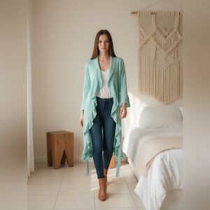 Garnet Hill Light Blue Knit Sweater